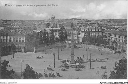 AJYP6-0542-ITALIE - ROMA - Pizza Del Papalo E Panorama Dal Pincio - Mehransichten, Panoramakarten