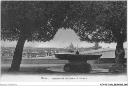 AJYP6-0538-ITALIE - ROMA - Piazzale Dell'accademia Di Francia - Parks & Gardens