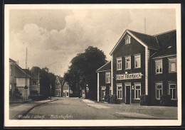 AK Rhoda I. Westf., Das Hotel Allerbeck An Der Bahnhofstrasse  - Autres & Non Classés