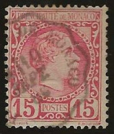 Monaco    .  Y&T   .   5  (2 Scans)  .     1885  .     O   .     Oblitéré - Used Stamps