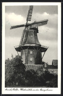 AK Aurich /Ostfr., Windmühle In Der Georgstrasse  - Aurich