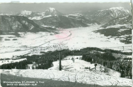 St. Johann In Tirol 1963; Skilift Mit Angerer-Alm - Gelaufen. - St. Johann In Tirol
