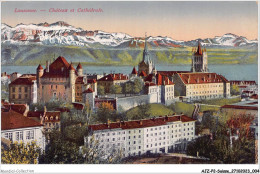 AJZP2-0104-SUISSE - LAUSANNE - Chateau Et Cathédrale  - Autres & Non Classés