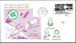 US Space Cover 1973. "Skylab 2" / "Skylab" Docking. KSC - United States