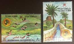 Oman 1987 Environment Day Birds FU - Oman