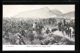 Artista-Cartolina I Mille A Calatafimi, 15 Maggio 1860, Italienischer Unabhängigkeitskrieg  - Otros & Sin Clasificación