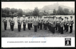 AK Stabsmusikkorps Der Bundeswehr Bonn  - Autres & Non Classés