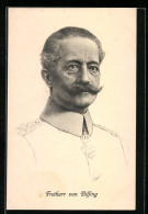 AK Portrait Des Generals Der Kavallerie Freiherr Von Bissing, Heerführer  - War 1914-18