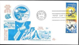 US Space FDC Cover 1981. Orbital Station "Skylab" Missions. KSC - USA