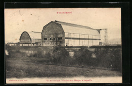 AK Toul, Parc Aerostatique, Vue Des Deux Hangars A Dirigeable, Zeppelin  - Dirigeables