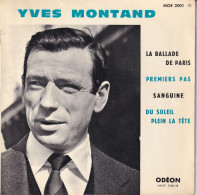 YVES MONTAND - FR EP - LA BALLADE DE PARIS + 3 - Other - French Music