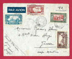 !!! AOF, LETTRE EN FRANCHISE PAR AVION DE SAINT-LOUIS, SÉNÉGAL POUR LA FRANCE - Storia Postale