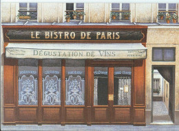 Commerce  Tableaux Le Bistro De Paris Par Andre Renoux Magasin - Autres & Non Classés