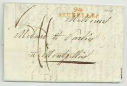 94 BRUXELLEs 1808 Pour Montpellier - 1794-1814 (French Period)