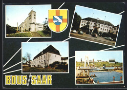 AK Bous /Saar, Kirche Und Freibad  - Sonstige & Ohne Zuordnung