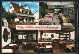 AK Bad Krozingen, Gasthaus Weinstube Eckert, Bes. Karl Eckert, Mittelstrasse 2  - Bad Krozingen