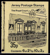 JERSEY 1971 35p THE ROYAL COURT BOOKLET MNH VF!! - Jersey