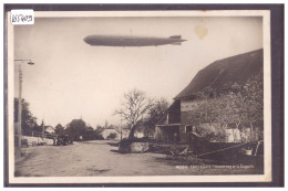 DISTRICT D'ORBE - CORCELLES SUR CHAVORNAY - LE BALLON DIRIGEABLE ZEPPELIN SUR LE VILLAGE - TB - Other & Unclassified