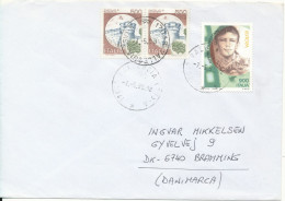 Italy Cover Sent To Denmark Valleggia 7-5-1998 - 1991-00: Marcophilia