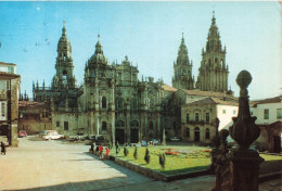 ESPAGNE - Santiago De Compestela - Fachada De La Azabacheria - Cathedral - Animé - Carte Postale - Santiago De Compostela