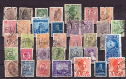 604447 | Kleine Sammlung Von Firmenlochung Perfin Rümänien, Romania  | - Used Stamps