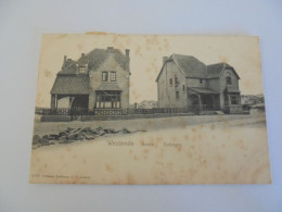 WESTENDE  Bains Cottages Villa Littoral  PK CPA Belgique Carte Postale Post Kaart Postcard - Westende