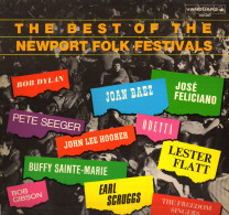 * LP *  THE BEST OF THE NEWPORT FOLK FESTIVALS - BOB DYLAN / JOAN BAEZ / JOHN LEE HOOKER A.o. - Country & Folk