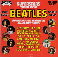 * 2LP *  SUPERSTARS TRIBUTE TO THE BEATLES (England 1976) - 40 Beatles'  Covers! - Compilaties