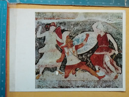 KOV 484-144 - PEINTURE, PENTRE, ART, LA LUTTE DES GRECS ET DES AMAZONIENS - Peintures & Tableaux