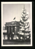 AK Berlin, Weihnachtsbaum Vor Dem Brandenburger Tor  - Sonstige & Ohne Zuordnung