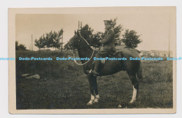 C019010 A Man In A Uniform On A Horse. M. Bennett - Monde
