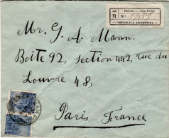 ARGENTINA 1912 R - LETTER SENT FROM SAN PEDRO TO PARIS - Covers & Documents