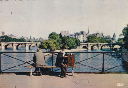 75. PARIS 1er. CPSM. . LE PONT NEUF. JOUEUR D'ORGUE DE BARBARIE. ANNEE 1965 + TEXTE - Ponts