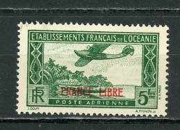 ETABLISSEMENT FRANÇAIS D'OCEANIE : POSTE AÉRIENNE - N° Yvert 3* - Aéreo