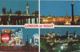 10059 - Grossbritannien - London At Night - Ca. 1975 - Sonstige & Ohne Zuordnung