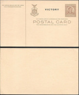 Philippines 2c Postal Stationery Card 1940s. VICTORY Ovpr - Philippines