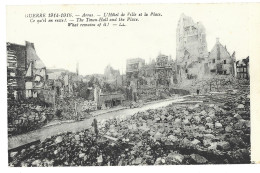 62 Arras  - Guerre 1914 - 1916  L'hotel De Ville Et La Place - Arras