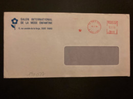 LETTRE SALON INTERNATIONAL DE LA MODE INFANTINE EMA T 92440 à 0114 Du 18 7 84 75 PARIS XVIII +M.E.R. (TARIF SPECIAL) - EMA (Printer Machine)