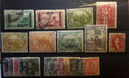 IRAQ IRAK 1918 - 1948 , Lot De 21 Timbres Dont Surchargés, Some  Overprinted,  O , TB - Iraq