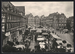 AK Schorndorf /Württ., Blick Auf Den Marktplatz  - Schorndorf