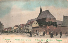 BELGIQUE - Anvers - Marché Aux Chevaux - Eglise Saint Antoine De Padoue - Edit F.R. - Colorisé - Carte Postale Ancienne - Antwerpen