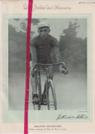 Autographe Handtekening - Coureur Cyclisme Ottavio Bottecchia & Coureur Automobile Guiseppe Campari - 1924 - Sportspeople