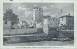 Ab812 Cartolina  Fano La Fortezza O Rocca Malatestiona Pesaro 1922 - Pesaro