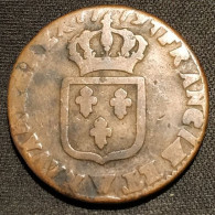 FRANCE - Sol à L'écu - Louis XVI 1779 W ( Lille ) - GadR 350 - KM 578.16 - 1774-1791 Louis XVI