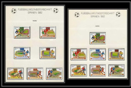 529 Football (Soccer) Espana 82 - Neuf ** MNH - Guinée (guinea) N° 692 / 95 + PA 145 / 47 +Non Dentelé Imperf  - 1982 – Espagne