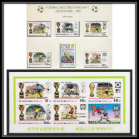 361 Football (Soccer) Argentina 78 - Neuf ** MNH - Coree (korea) N° 1747/1752 + Bloc Non Dentelé Imperf - 1978 – Argentina