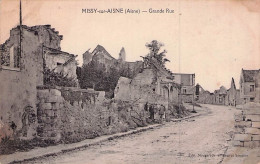 MISSY SUR AISNE GRANDE RUE 1921 - Autres & Non Classés