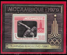 Mozambique - Minisheet - 1979 Olympic Games - Moscow 1980, USSR (mint) - Estate 1980: Mosca