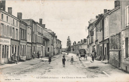 08 Le Chesne Rue De Chanzy Et Route Vers Vouziers CPA Cachet 1910 - Le Chesne