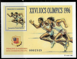 Spanish Andorra - Minisheet - XXVI Olympic Games - Atlanta 1996 (mint) - Sommer 1996: Atlanta